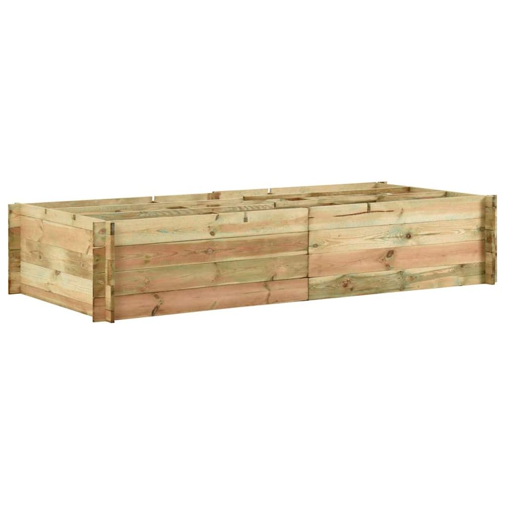 Jardinière pour légumes bois de pin imprégné 197x100x40 cm