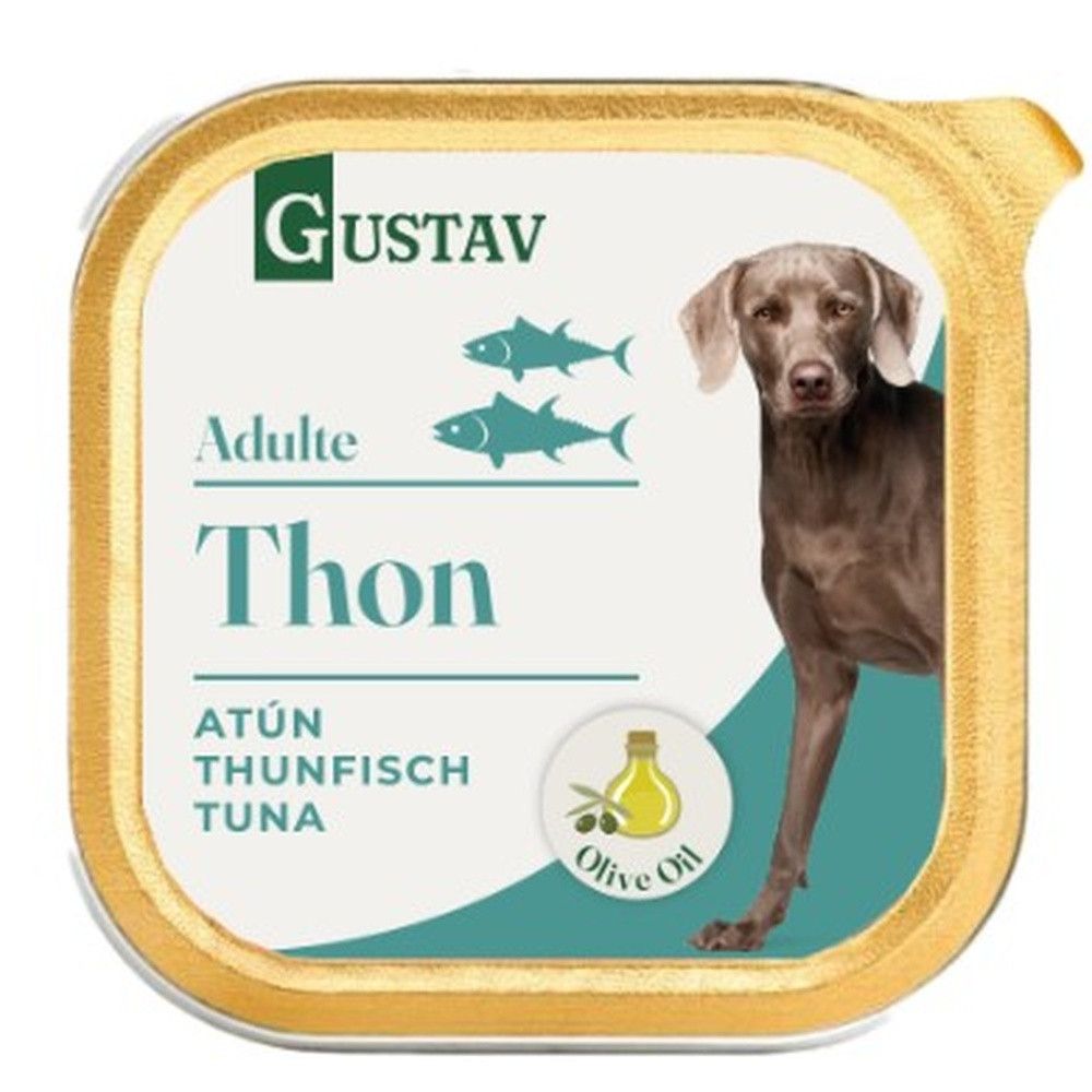 Pâtée gustav adulte au thon pour chien - 150 g