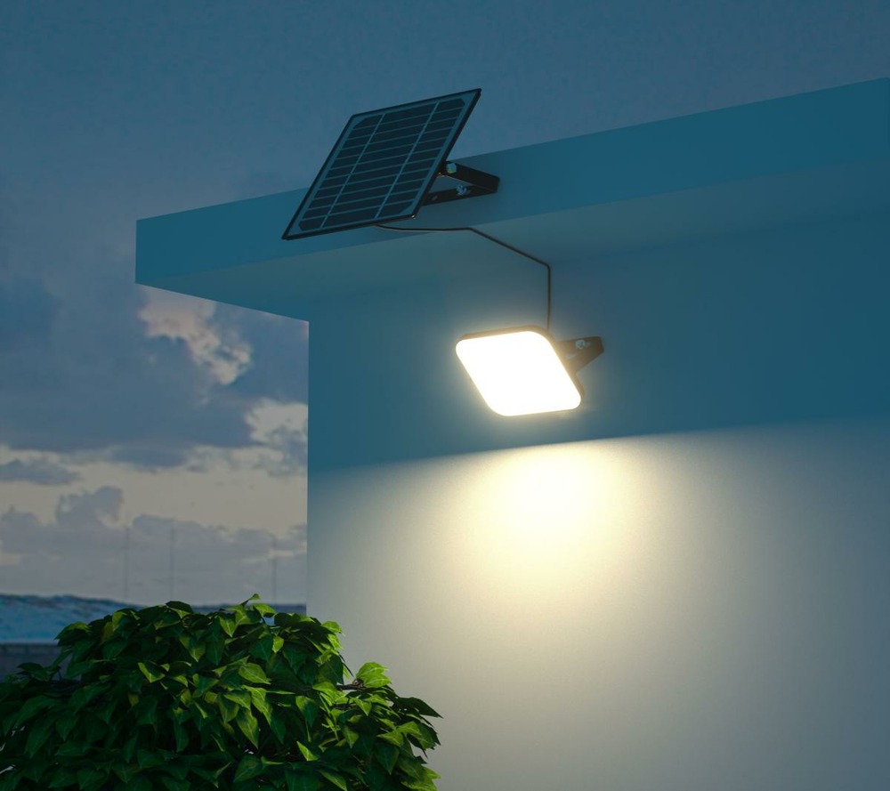 Projecteur solaire cube 30w