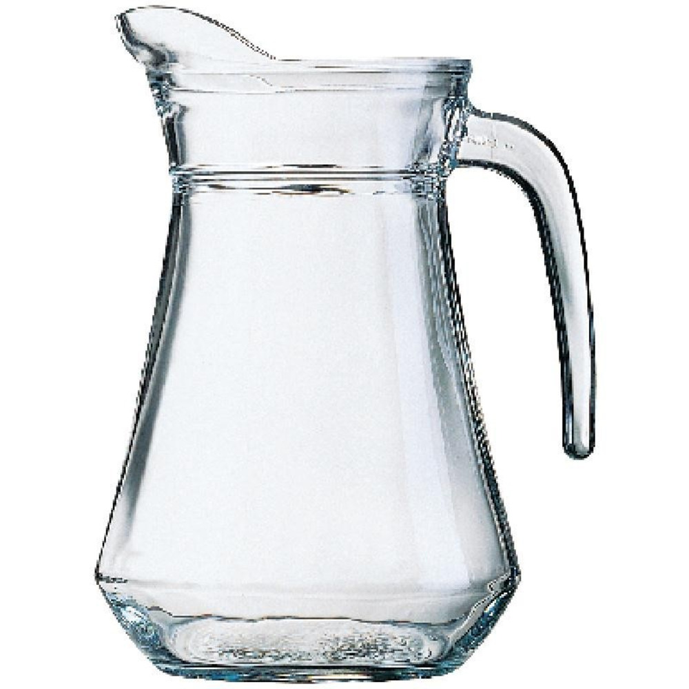 Pichet en verre arcoroc 1.3 l - boite de 6