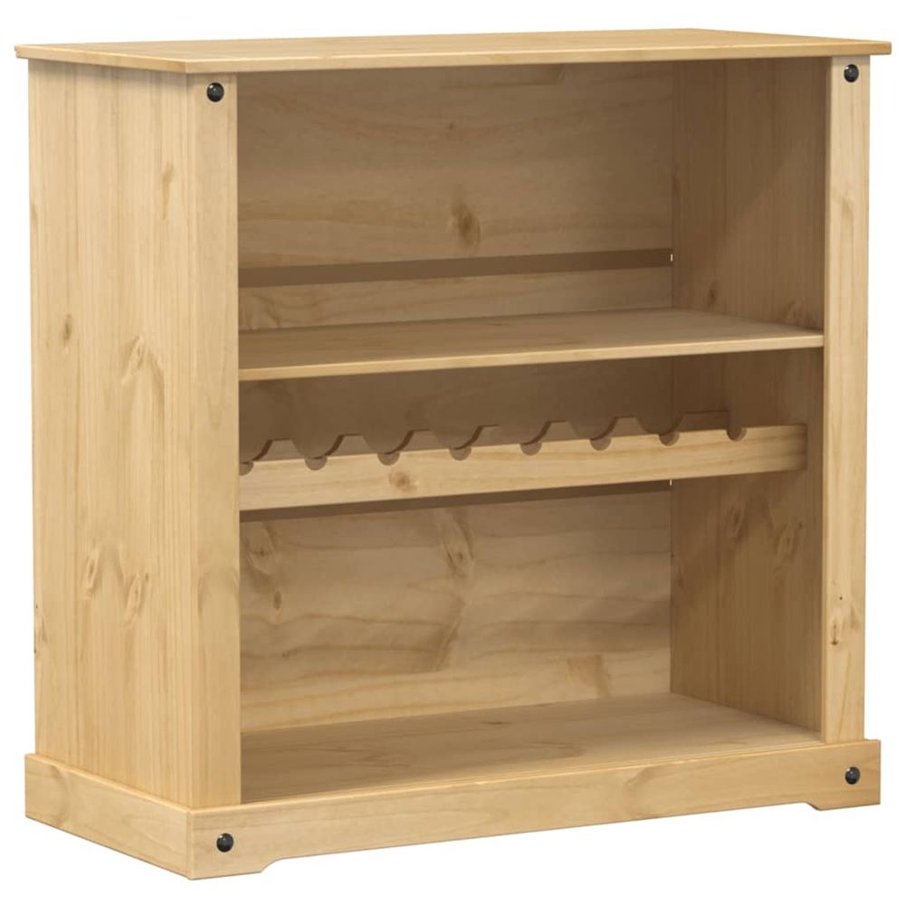 Armoire à vin corona 107,5x51x105,5 cm bois de pin massif