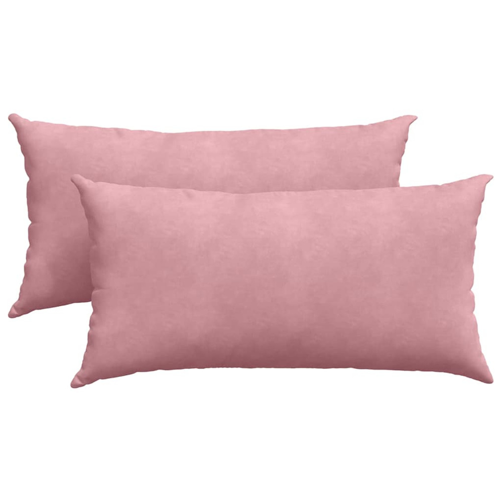 Coussins de canapé 2 pcs rose 80 x 40 cm
