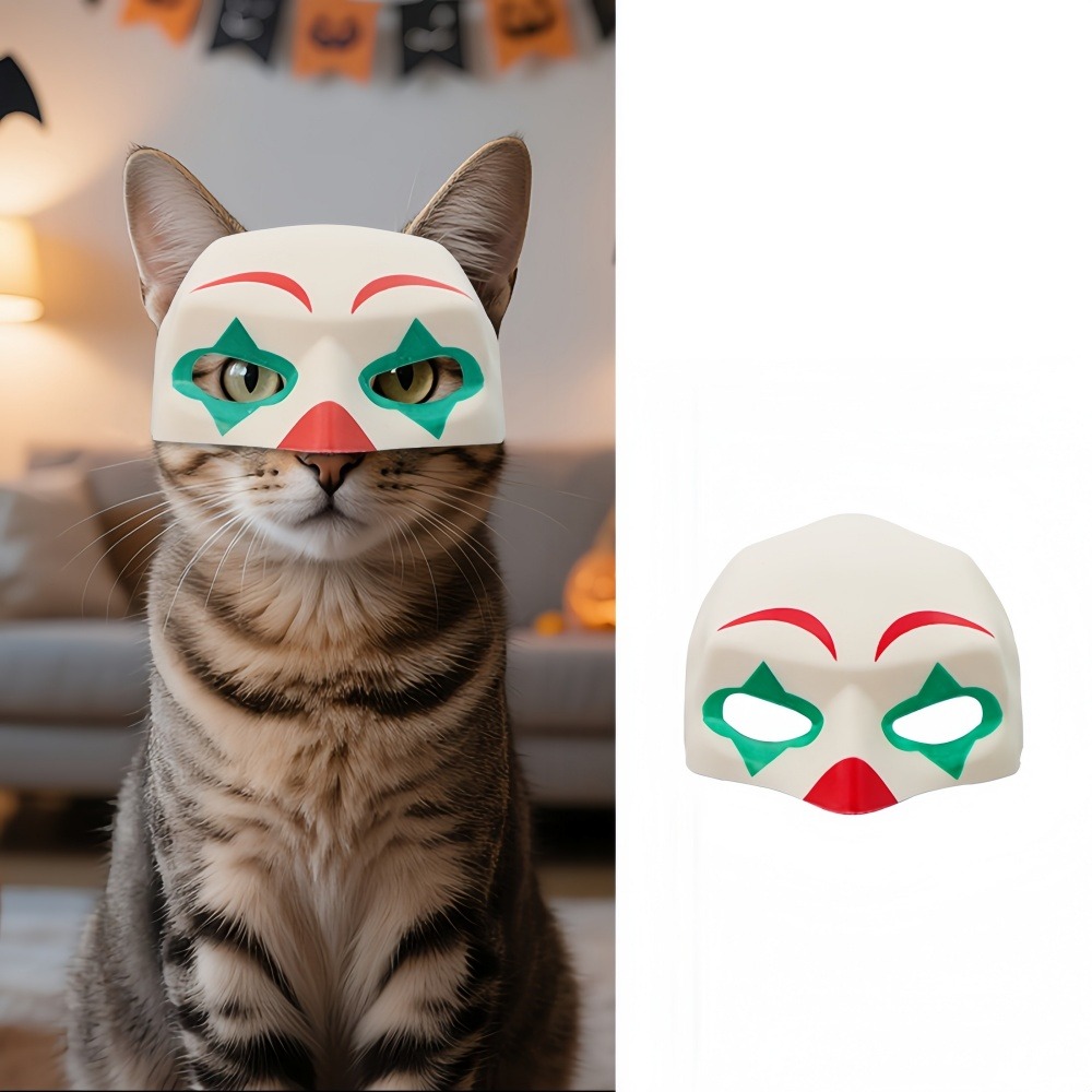 Masque de clown pour chat d'halloween