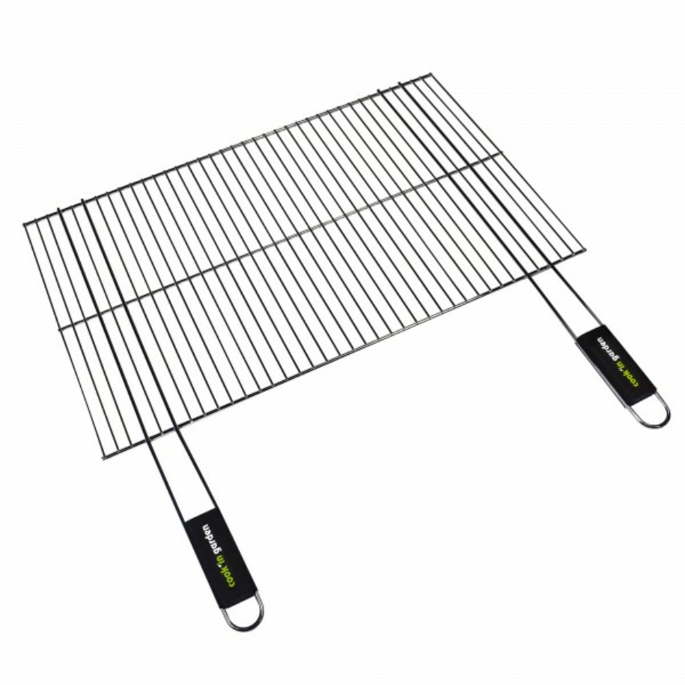 Grille de barbecue chromé 67 x 40 cm cook'in garden
