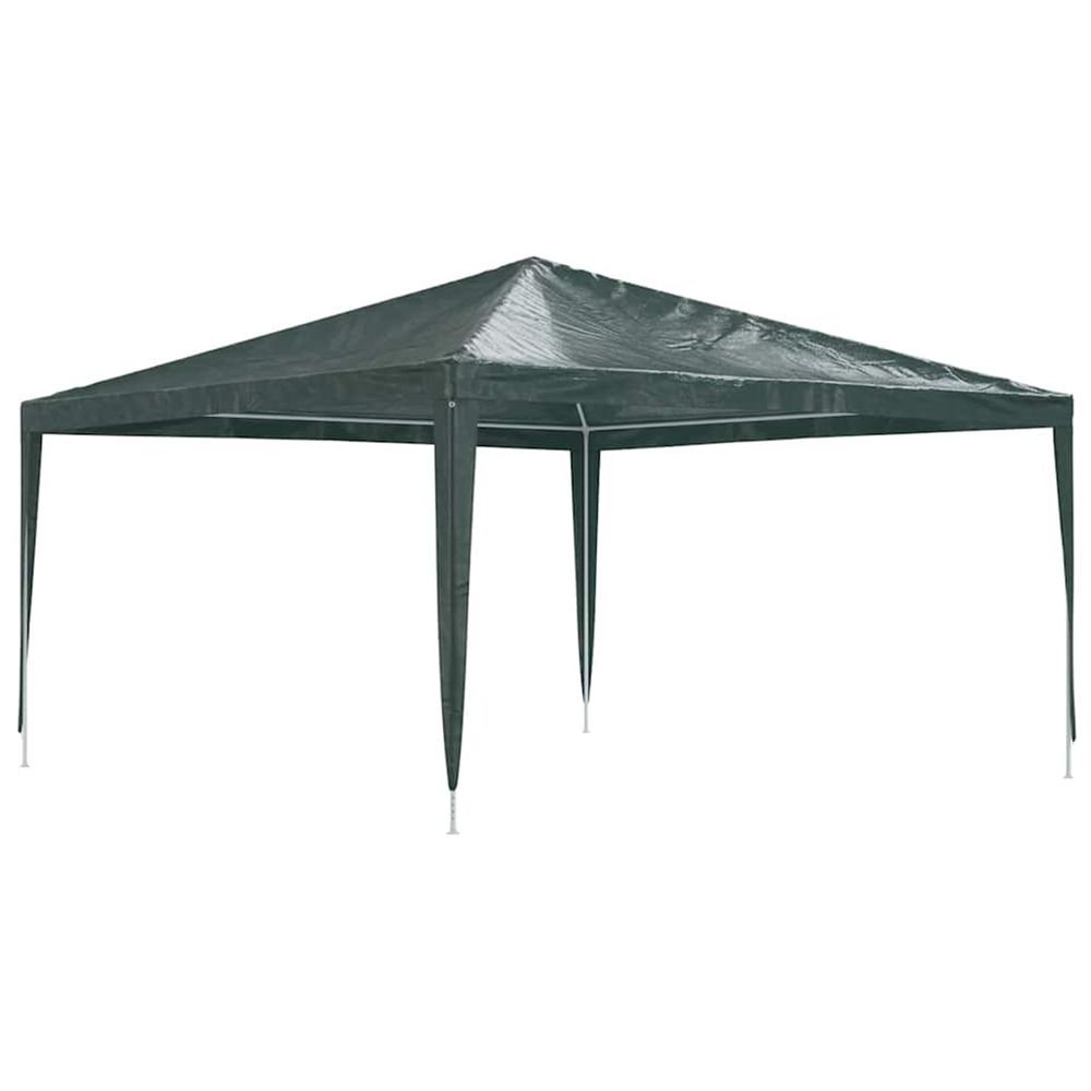 Tente de réception professionnelle 4x4 m vert 90 g/m²