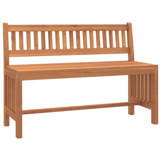 Banc de jardin meuble de patio d'extérieur terrasse 110 x 45 x 77 cm bois massif d'eucalyptus