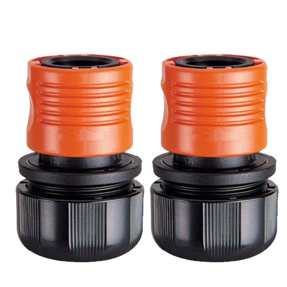 PLG Lot de 4 raccords rapides de tuyau d'arrosage en laiton de 1,9 cm – Anti-fuite pour buses, arrosage et lavage de voiture