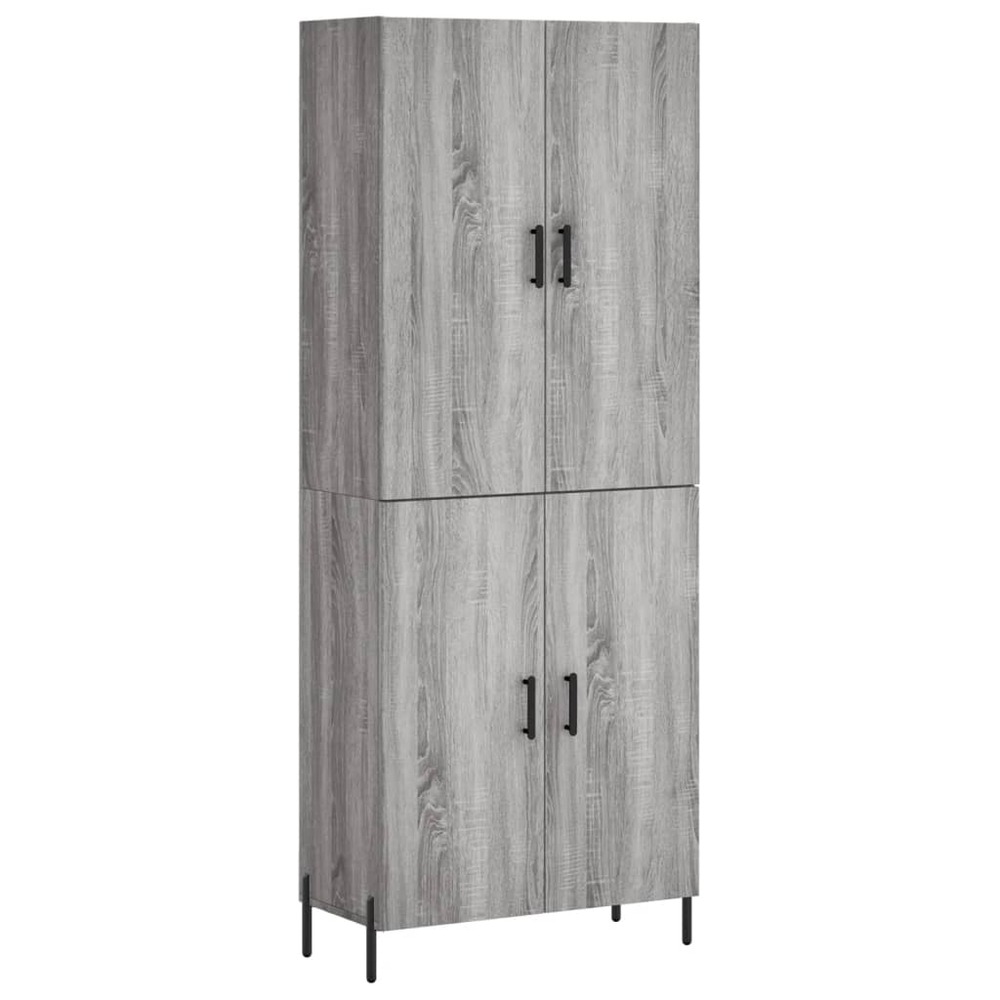Buffet bahut commode armoire meuble de rangement organisateur cuisine salle de séjour salon haut sonoma 69,5 x 34 x 180 cm bo