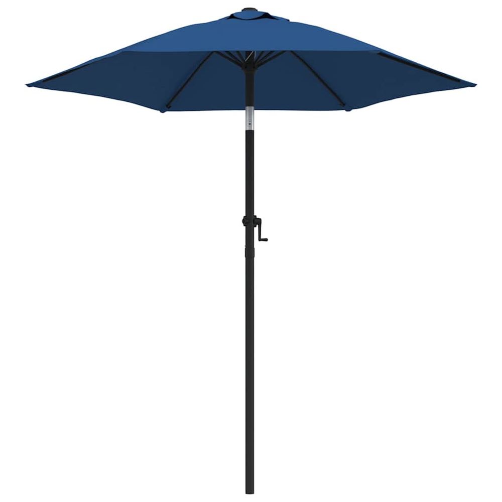 Parasol bleu 200x224 cm aluminium