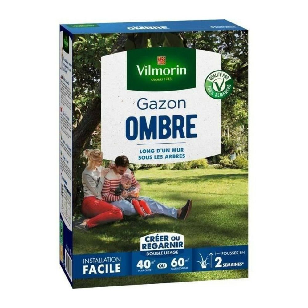 Vilmorin semences de gazon ombre - 1 kg