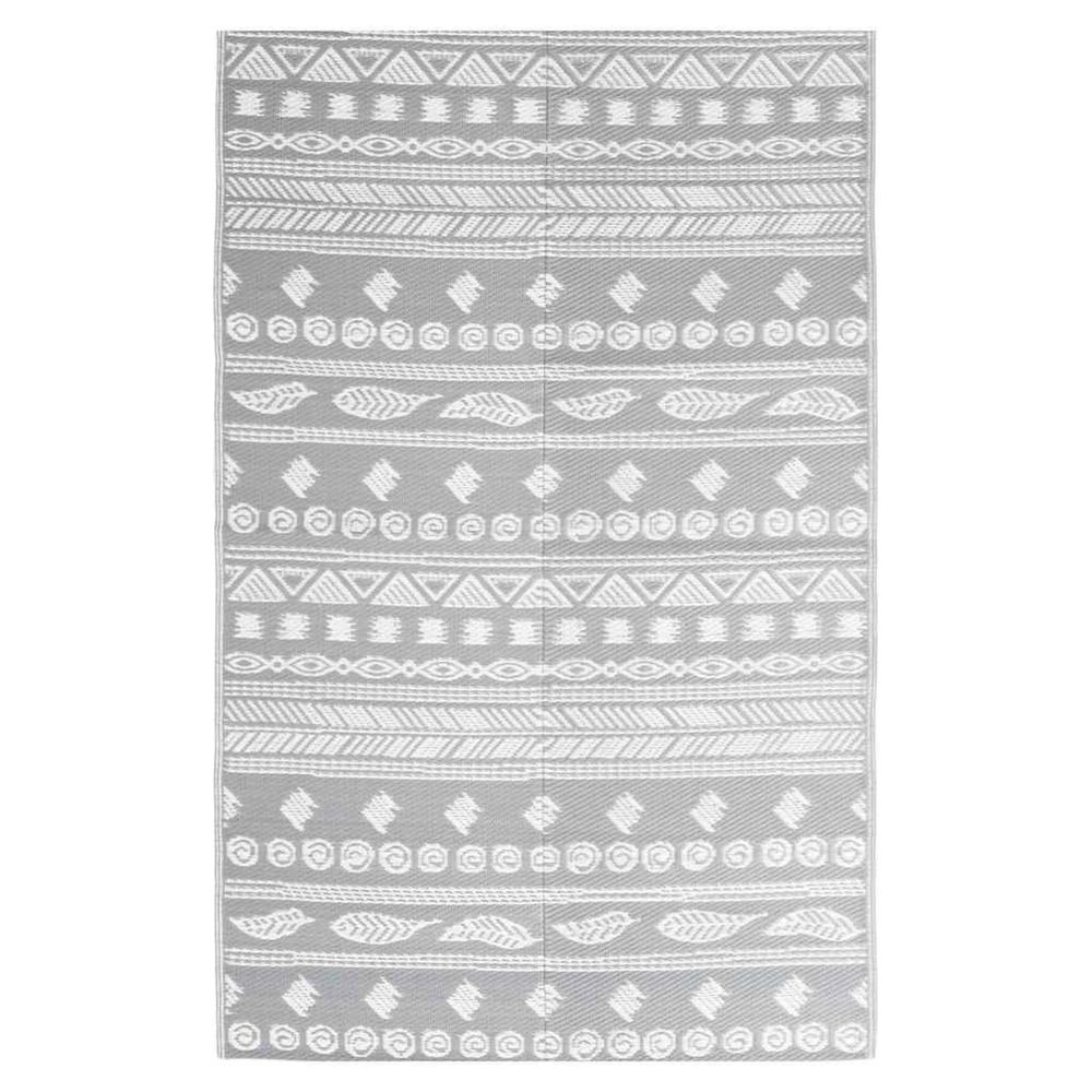 Tapis d'extérieur arakil gris 190x290 cm pp