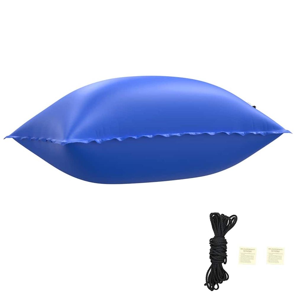 Coussin de piscine d'hiver bleu 380 x 180 x 140 cm pvc