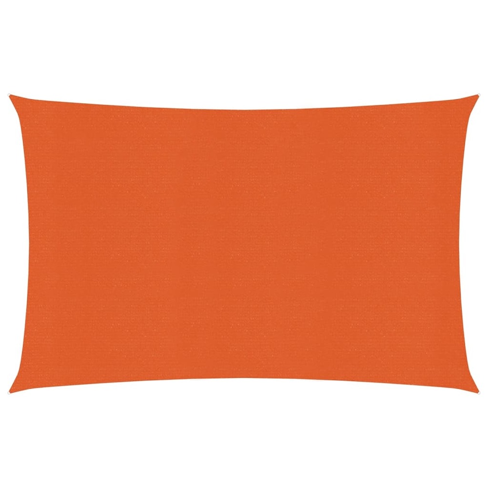 Voile toile d'ombrage parasol 160 g/m² orange 2,5 x 3,5 m pehd