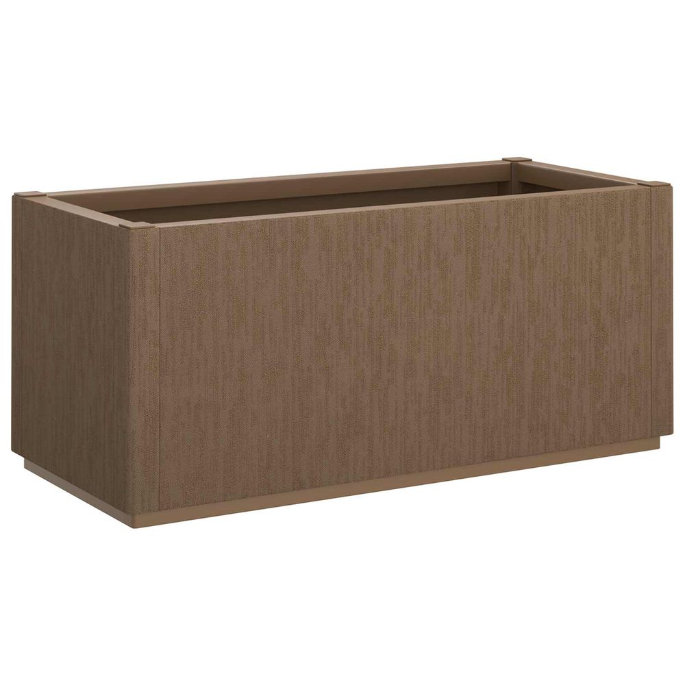 Boîte de fleurs de jardin marron 80 x 36 x 35 cm pp