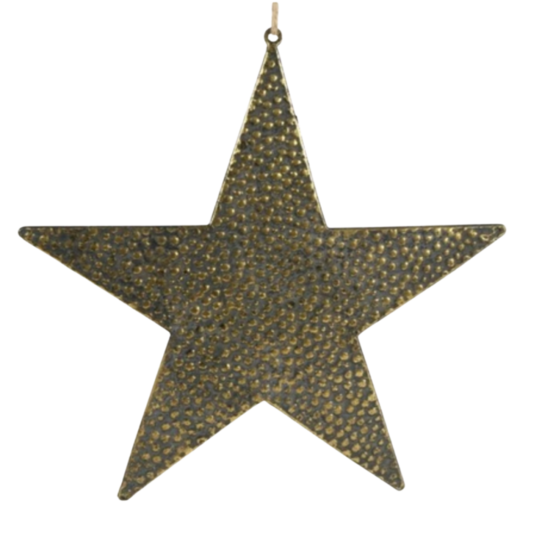 Étoile en métal doré 36.5 cm