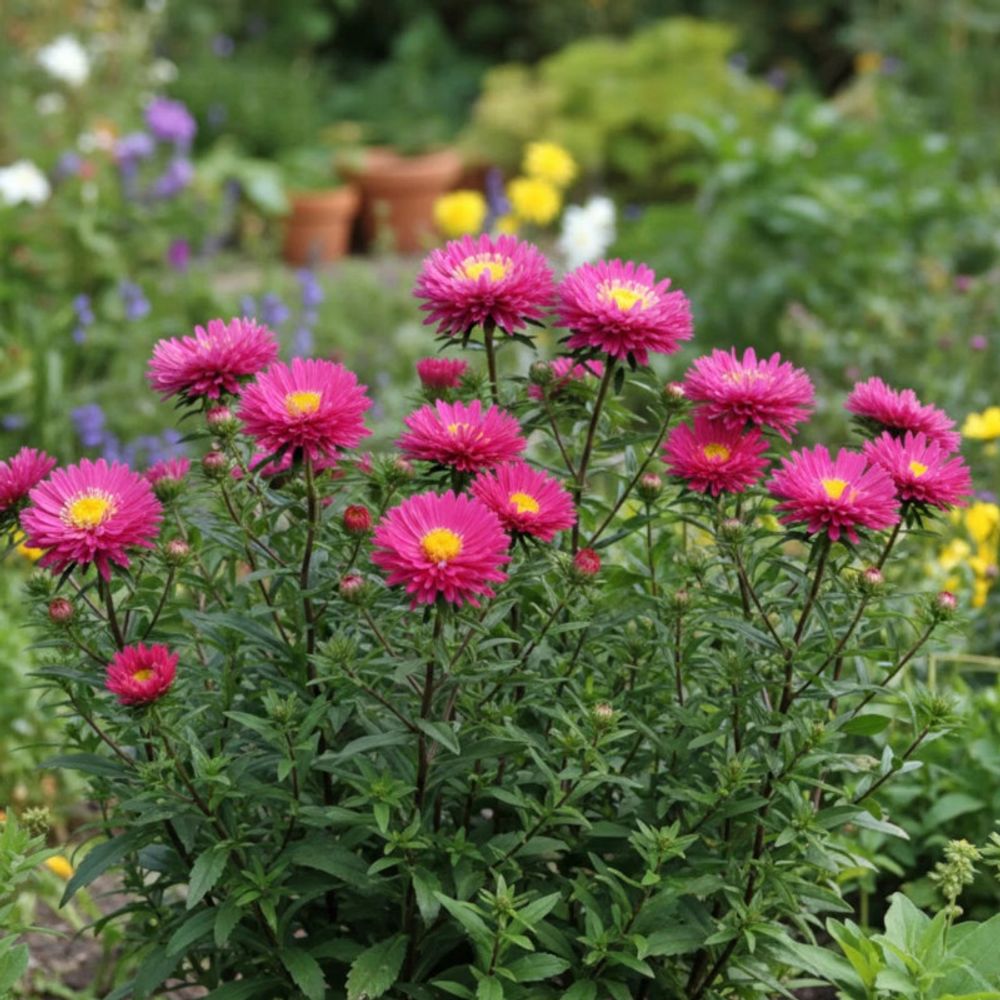 Aster grand d'automne helen ballard, aster novi-belgii godet - 5/20 cm