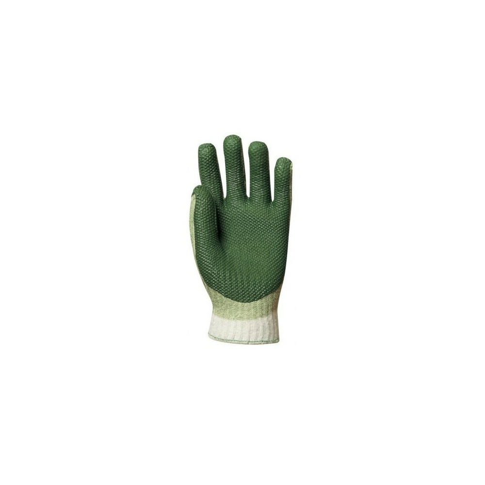 Gants en latex enduction paume vulcanisé pro resister vert t9 euro protection 3840