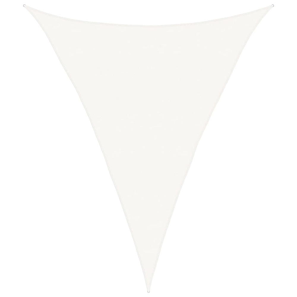 Voile d'ombrage 160 g/m² blanc 5x6x6 m pehd