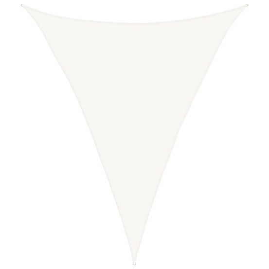 Voile d'ombrage 160 g/m² blanc 5x6x6 m pehd
