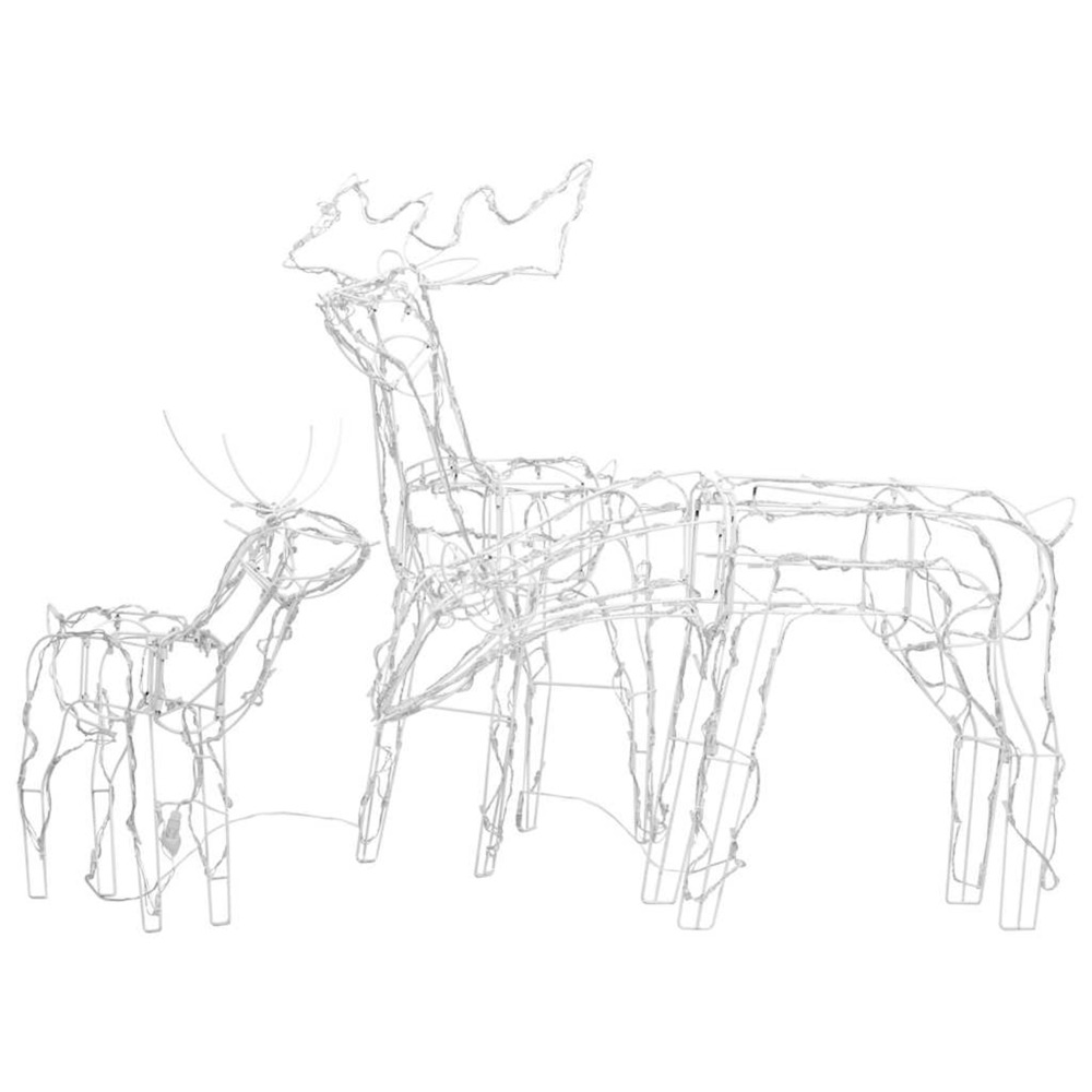 Cordon lumineux de noël 3 pcs rennes 229 led