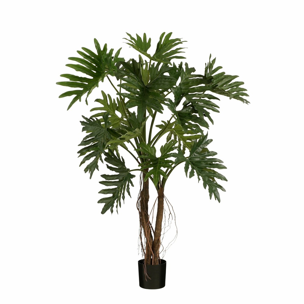 Mica decorations - philodendron plante artificielle vert h140