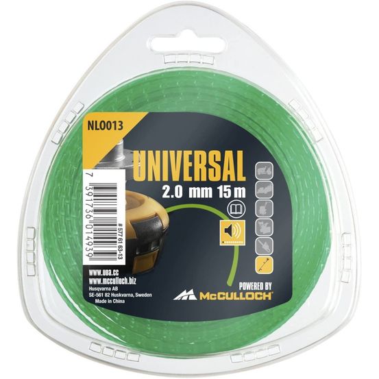 Fil de coupe-herbe en nylon 2mm x 15m nlo013