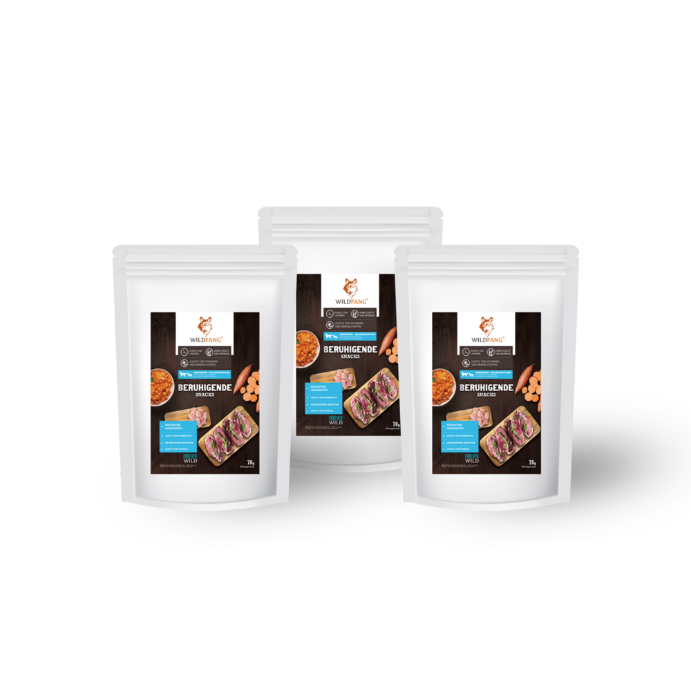 Wildfang - des collations apaisantes - sans céréales - 3 x 70 g