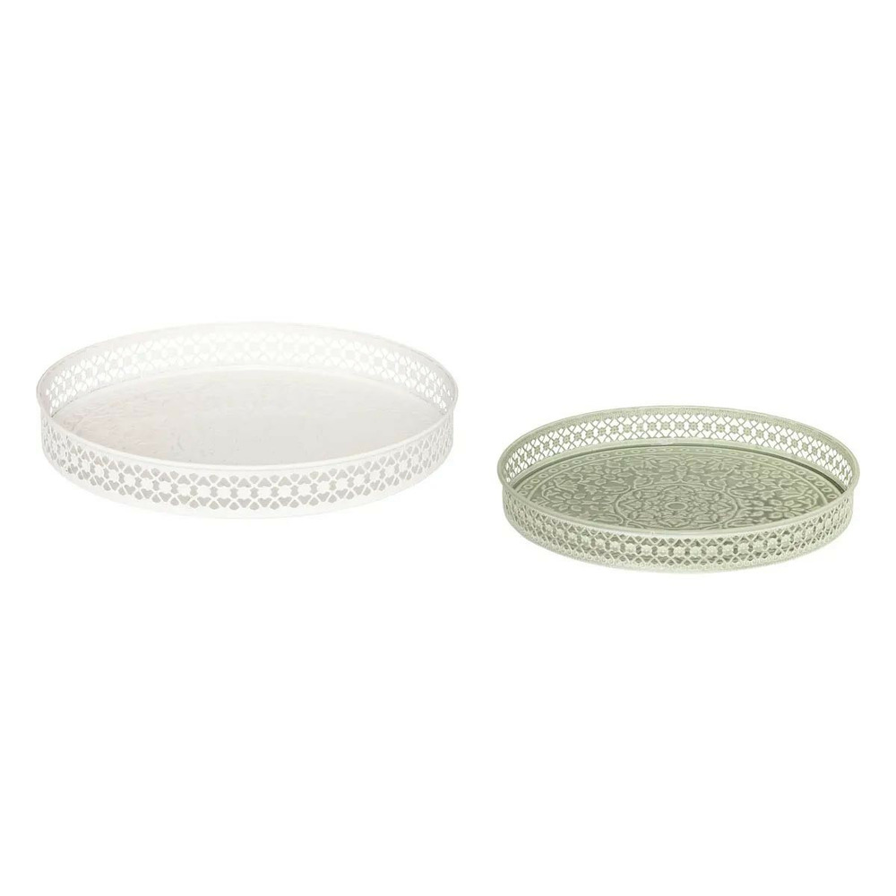 Lot de 2 plateaux déco 
