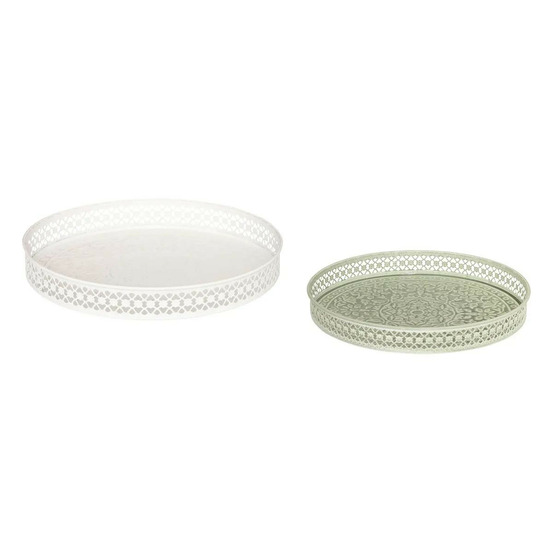 Lot de 2 plateaux déco