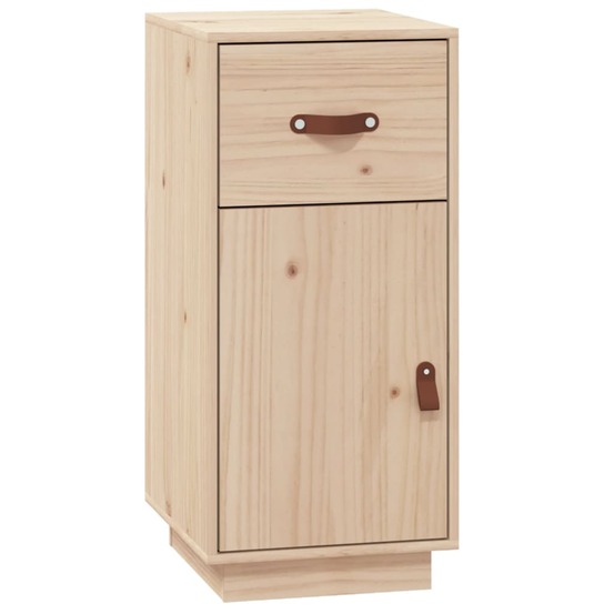 Buffet bahut commode armoire meuble de rangement organisateur cuisine salle de séjour salon 34 x 40 x 75 cm bois massif de pi