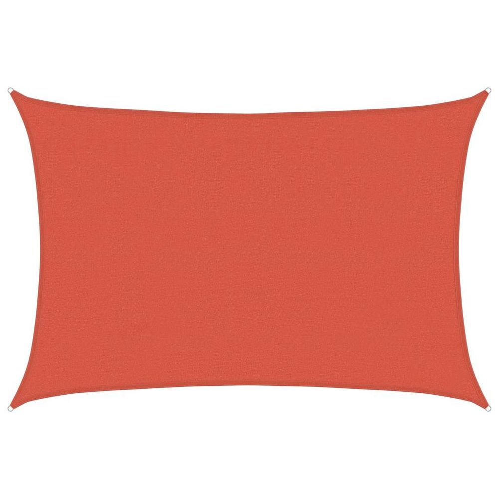 Voile d'ombrage 160 g/m² terre cuite 4x5 m pehd