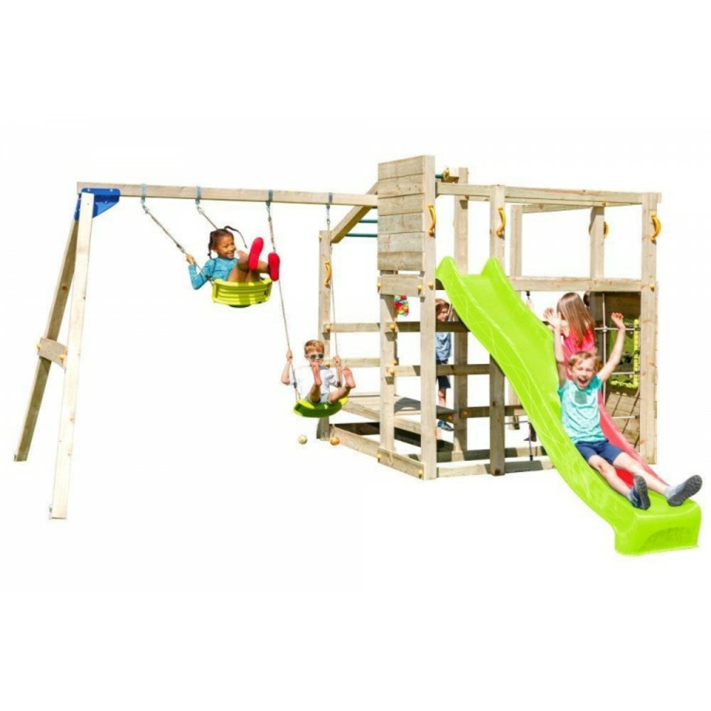 Aire de jeux masgames crossfit xl avec balançoire balançoire double