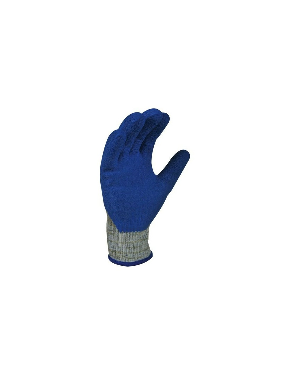 Gant support tricote fibre kevlar enduction latex bleu taille 10