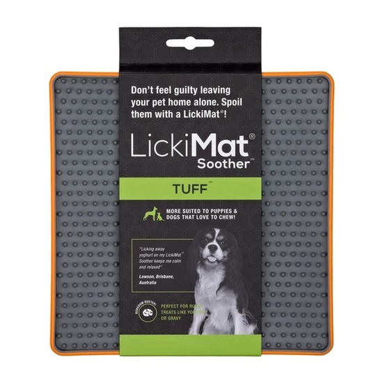 Tuff soother - vert , tapis à lécher pour chien