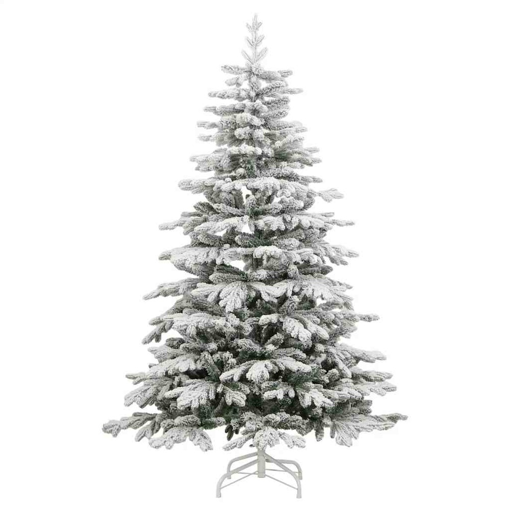 Sapin de noël artificiel à charnières avec neige floquée 180 cm