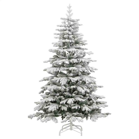 Sapin de noël artificiel à charnières avec neige floquée 180 cm
