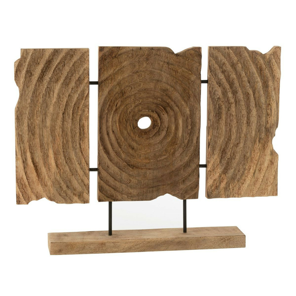 Triptyque sculpté en bois 