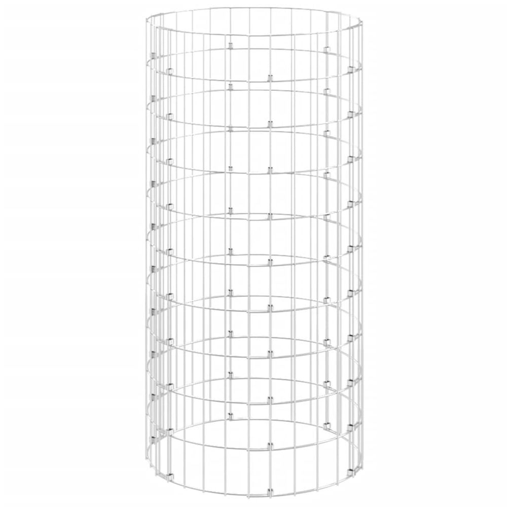 Composteur de jardin ø50x100 cm acier galvanisé