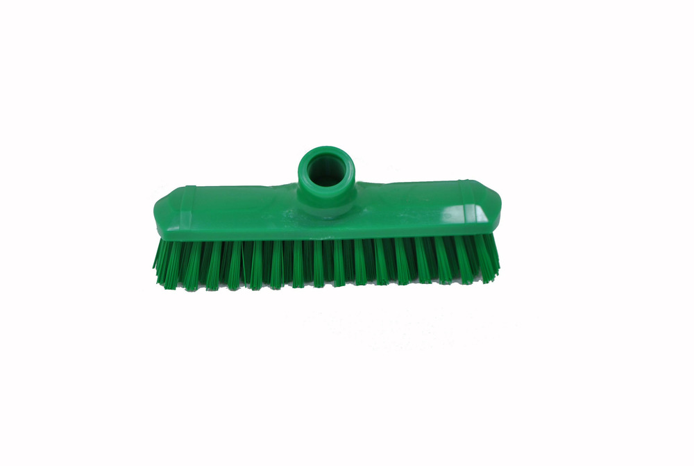 Balai brosse vert 220 mm fibre polyester - l2g