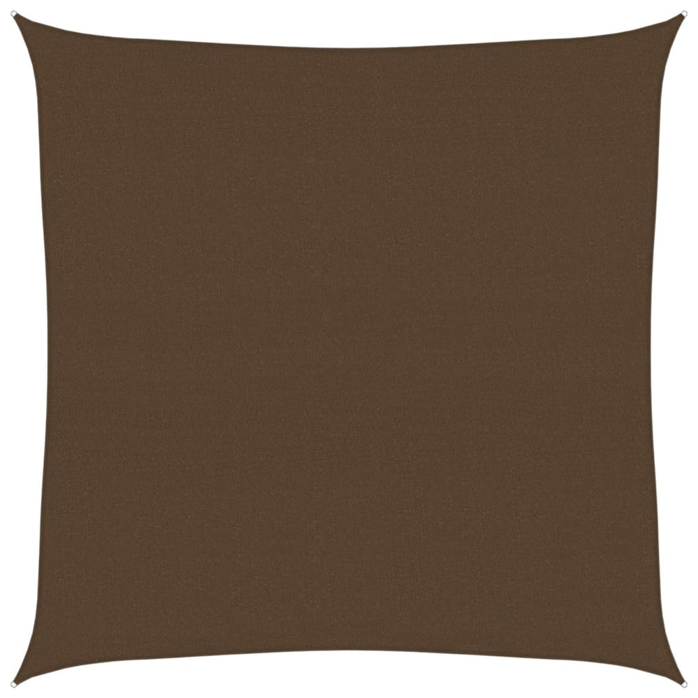 Voile d'ombrage 160 g/m² marron 4,5x4,5 m pehd