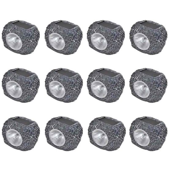 SPOT LED SOLAIRE EN FORME DE P-(865484)
