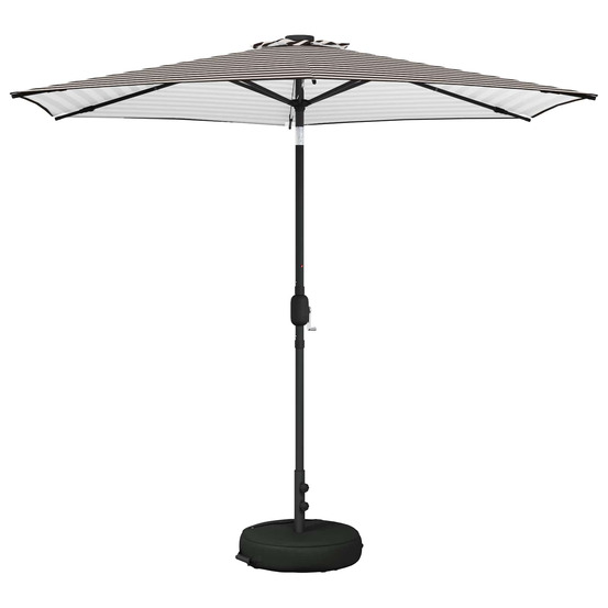 Parasol de jardin avec lumières led et base 270 x 270 cm