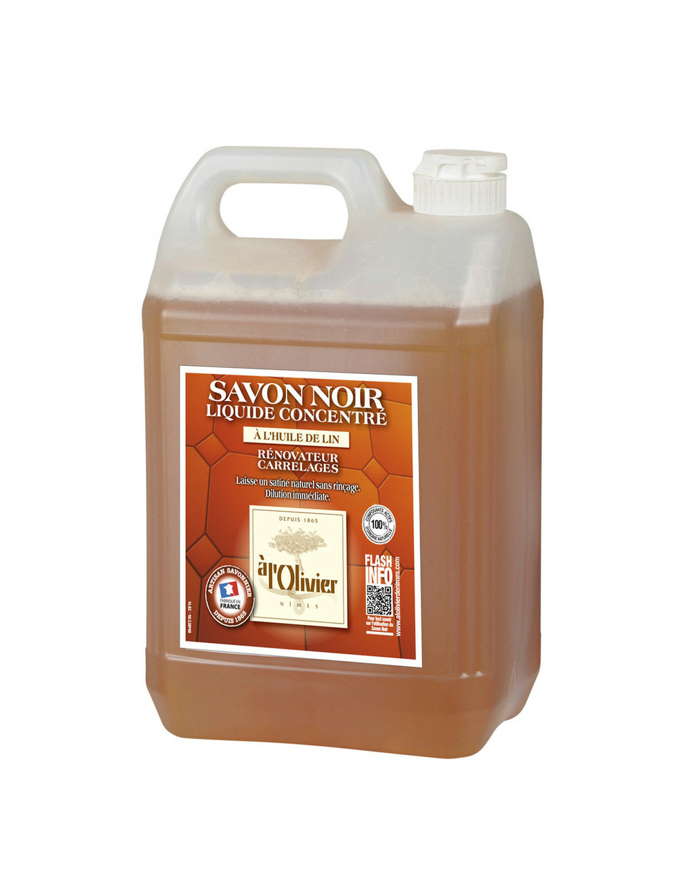 Savon noir à l'olivier liquide 5 litres - a l'olivier