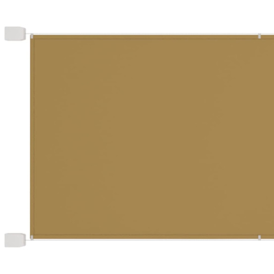 Auvent vertical beige 140x420 cm tissu oxford