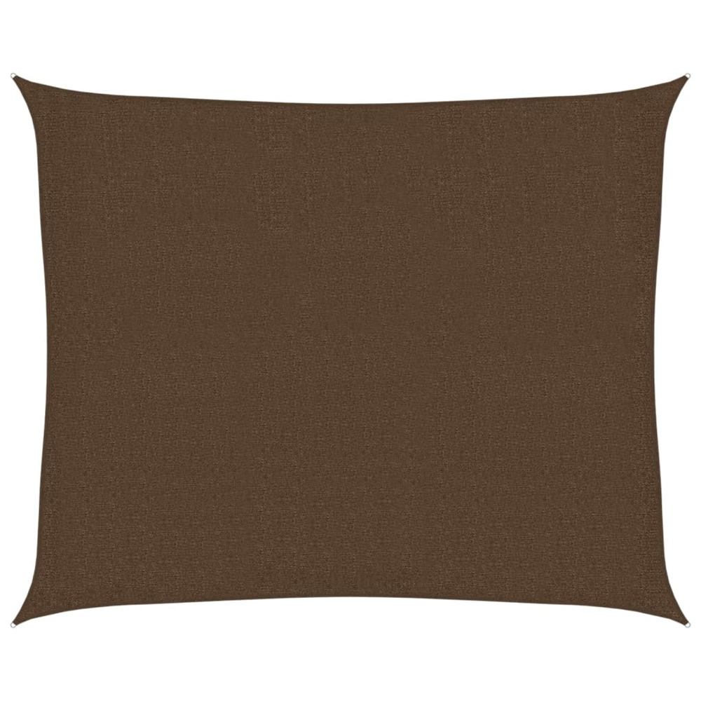 Voile d'ombrage 160 g/m² marron 2,5x3 m pehd