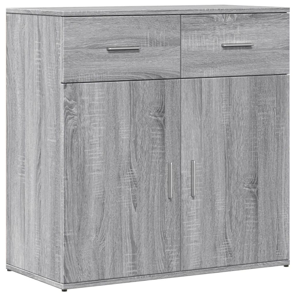 Buffet bahut commode armoire meuble de rangement organisateur cuisine salle de séjour salon sonoma 79 x 38 x 80 cm bois d'ing