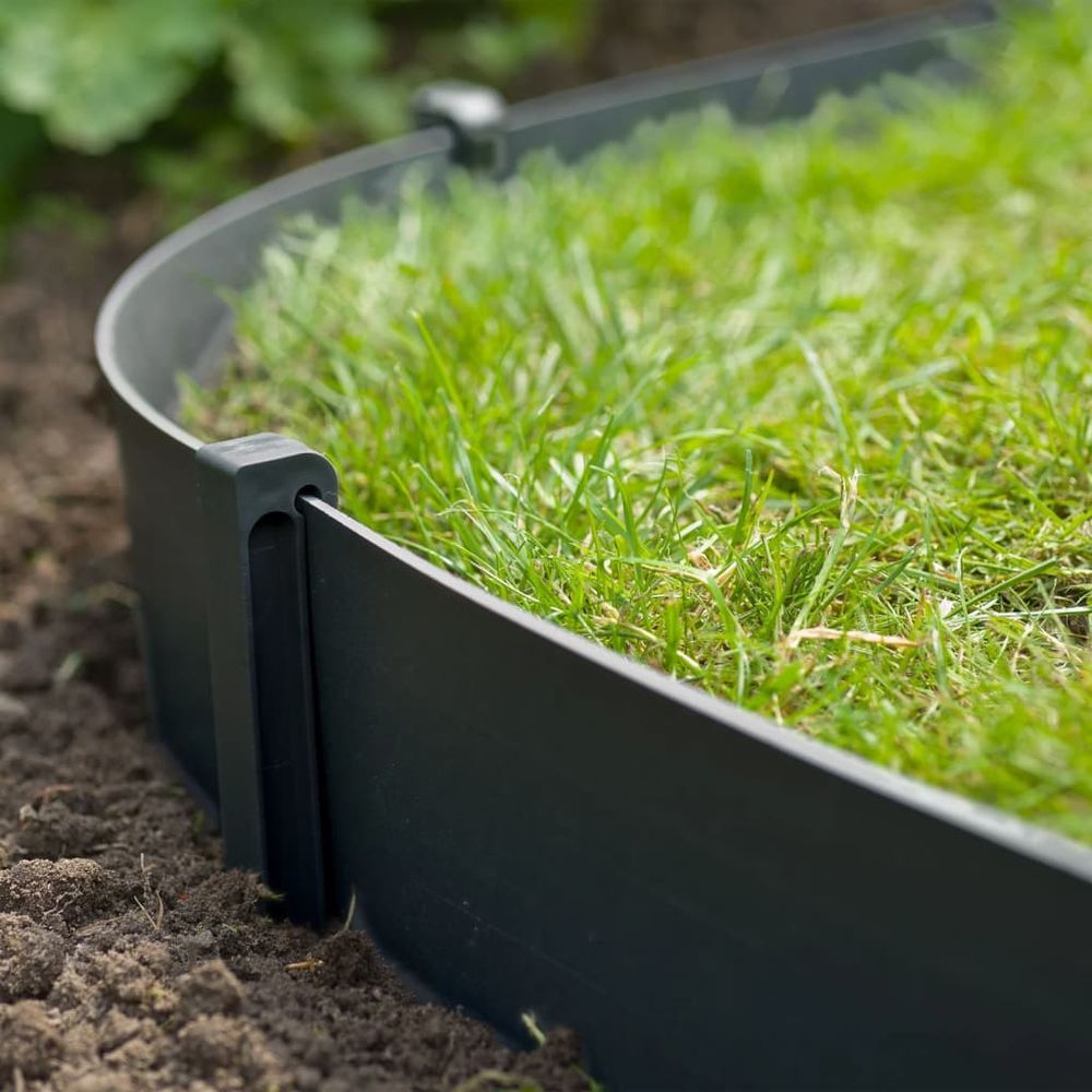 Piquets D'Ancrage Jardin - Lot De 40 - 24,5 Cm - Noir - Pour Bordures, Filets, Tentes