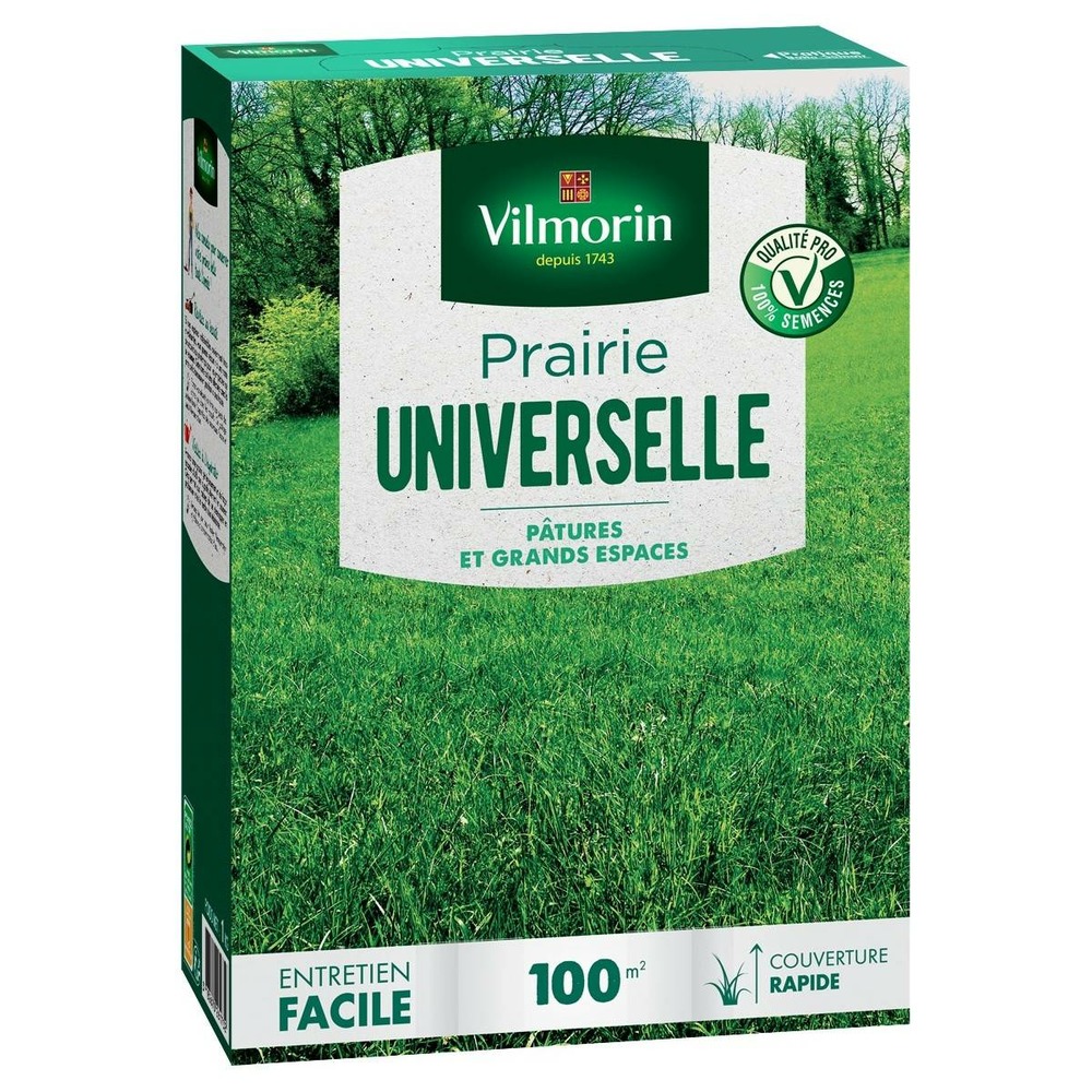 Gazon prairie universelle boite de 1 kg 100 m²