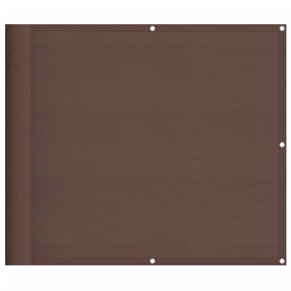 Écran de balcon marron 90x1000 cm 100% polyester oxford