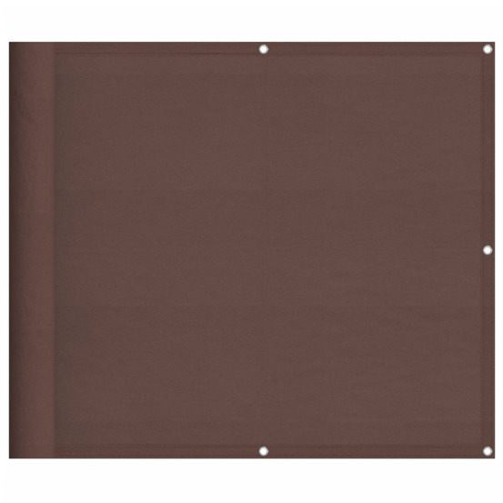 Écran de balcon marron 90x1000 cm 100% polyester oxford